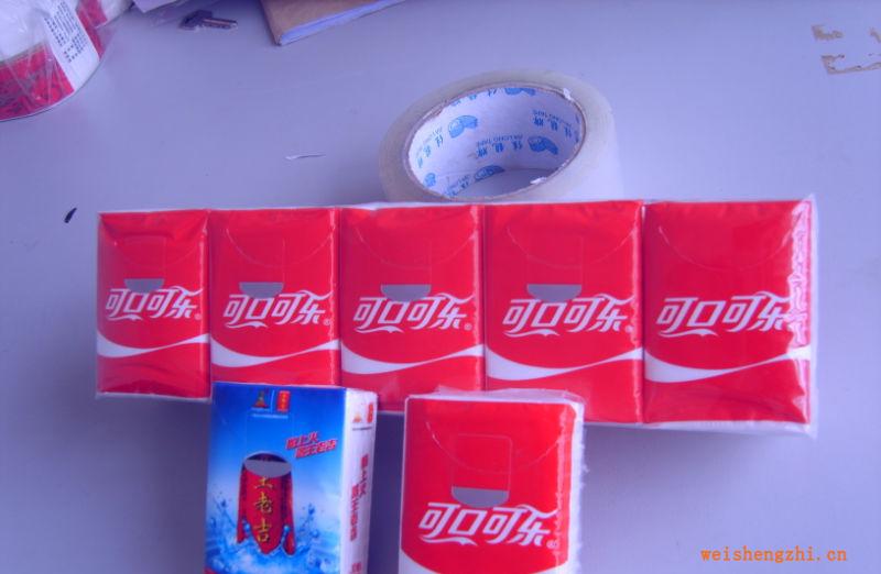 供應(yīng)廣告紙巾荷包紙巾，可定牌生產(chǎn)各類廣告紙巾