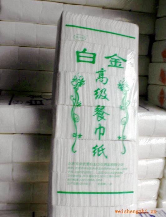 餐巾紙批發，細龍紋綠花邊，雪白金高級餐巾紙，廠家直銷，可定做