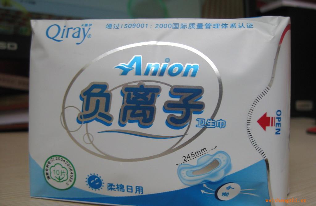 低價供應條形包負離子超強吸收衛生巾