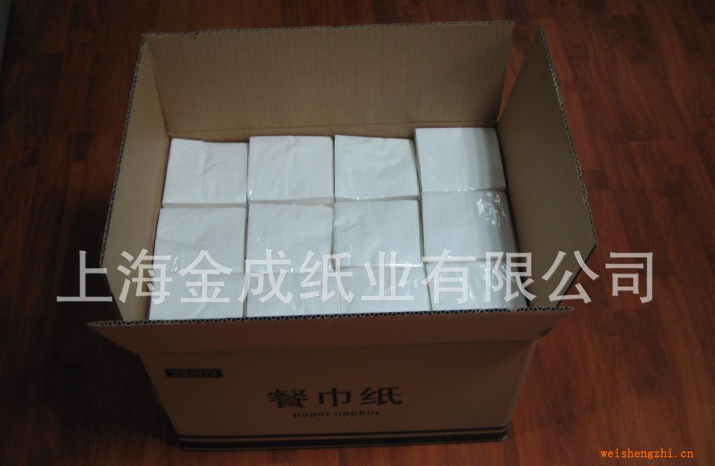 上海廠家批發400雙層優質餐巾紙、紙巾、面紙、抽紙