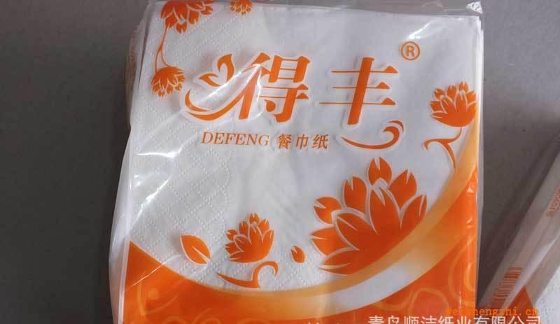 白皮餐巾紙，專業生產供應白皮餐巾紙，批發銷售自主品牌餐巾紙