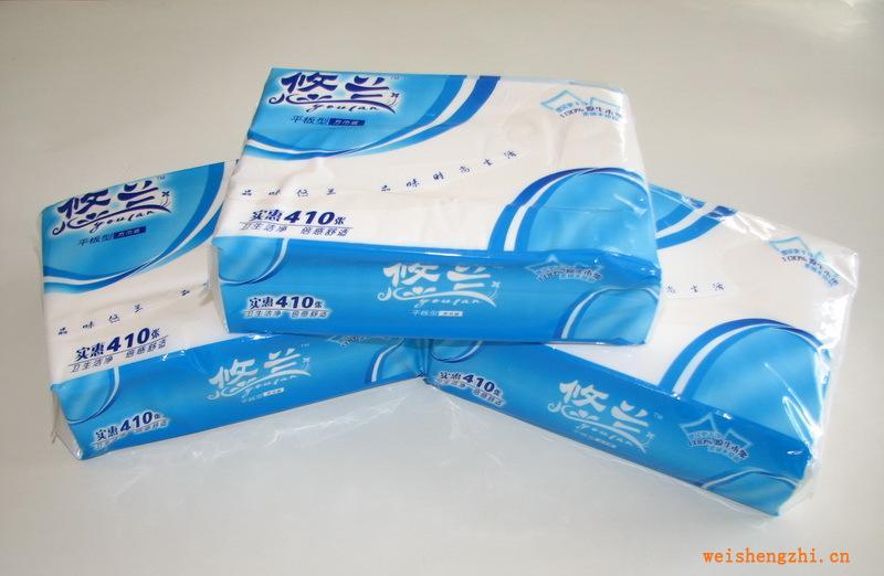 悠蘭方包面巾紙，平紋衛(wèi)生紙衛(wèi)生紙批發(fā)，方巾紙
