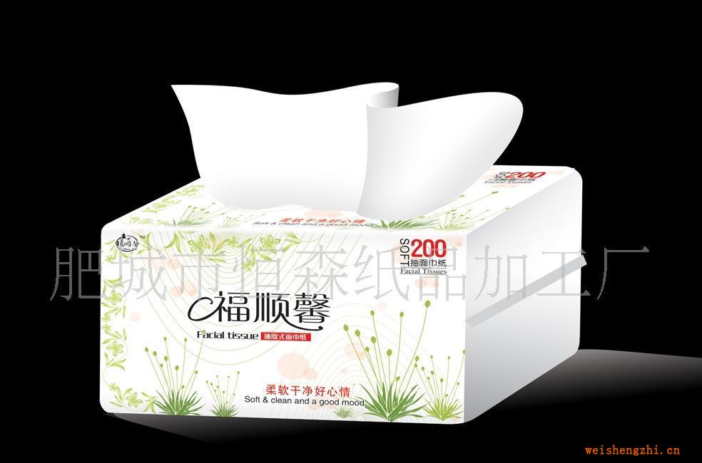 供應(yīng)福順馨純木槳400張抽紙