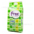 批發(fā)FREE飛綠茶薄荷衛(wèi)生濕紙巾（獨(dú)立包裝）肌膚清潔Y02