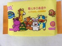 大連邦琪衛(wèi)生用品有限公司  馨浪手口柔濕巾 25片嬰兒