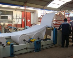 全自動衛(wèi)生紙復卷機特點及其操作過程