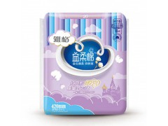 紅豆杉噯宮蜂巢式芯體夜用型衛(wèi)生巾420mm 18片