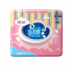 益柔棉絲薄夜用型衛生巾16片 365mm